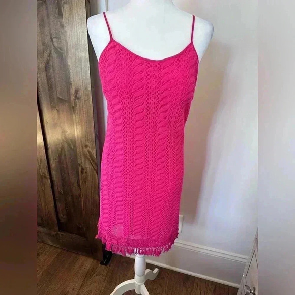 Lilly Pulitzer Pink Lace Dress - Picture 2 of 9